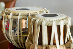 MAHARAJA MUSICALS Student Tabla - Steel Bayan - Sheesham Dayan - IB