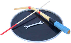 MAHARAJA MUSICALS Dhol Drum, Professional, Kachha Pakka Shesham Wood, Natural, Padded Bag, Beaters, Nylon Shoulder Strap, Punjabi Bhangra Dhol Instrument (SM-DCE)