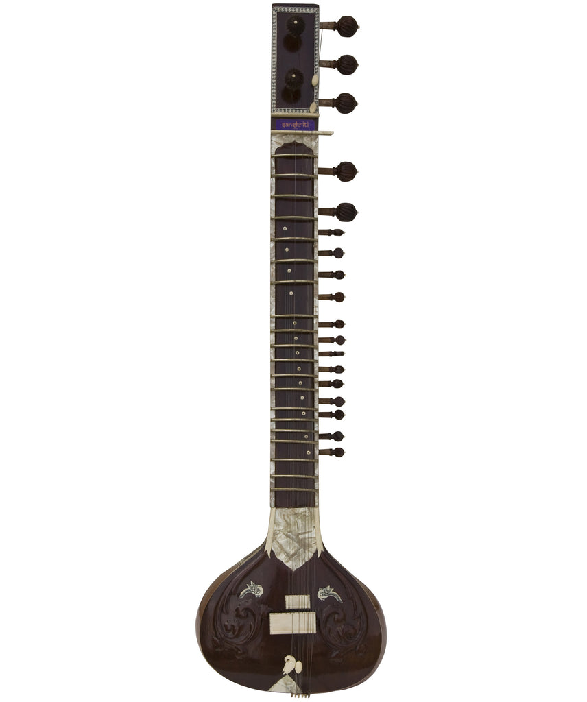 MAHARAJA MUSICALS Munda Sitar, Gandhar Pancham, Vilayat Khan, Fiber Trolley - ACF