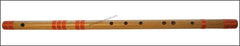 MAHARAJA MUSICALS Flutes - Bansuri D Natural Base 33.5 inches - CFC