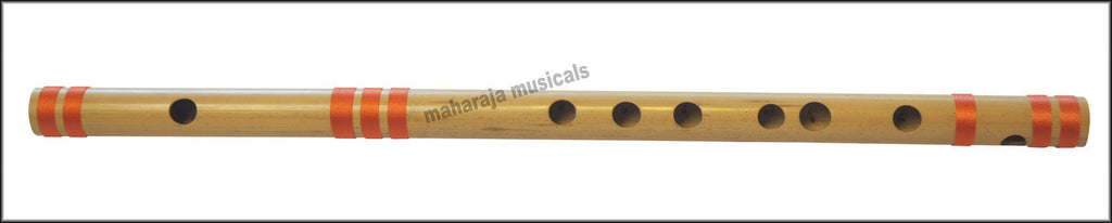 MAHARAJA MUSICALS Flutes - Bansuri F Natural Medium 14 inches - CGJ