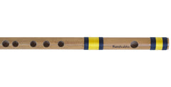 Indian Flute Bansuri, Sarfuddin, Scale G Sharp Medium 13.2 Inches, Indian Bansuri - Perfectly Tuned Concert Quality Bamboo Flute, Nylon Pipe Bag (SM-DGF)