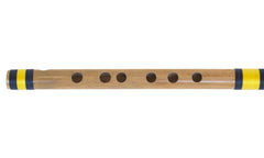 Indian Flute Bansuri, Sarfuddin, Scale G Sharp Medium 13.2 Inches, Indian Bansuri - Perfectly Tuned Concert Quality Bamboo Flute, Nylon Pipe Bag (SM-DGF)