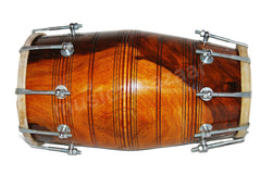 MAHARAJA MUSICALS Sheesham Dholak- Bolt Tuned - Wedding Dholki - ABI