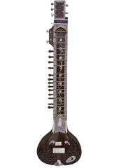 MAHARAJA MUSICALS Studio Electric Sitar - Flower Design - Indian Guitar - ACH