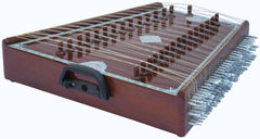 Kanai Lal & Sons Santoor - Shiv Kumar Sharma Style - Brown Color - With Fiber case - 31 Notes - 93 Strings (SM-BHF)