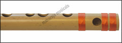 MAHARAJA MUSICALS Flutes - Bansuri A Natural Medium 11 inches - CEB