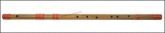 MAHARAJA MUSICALS Flutes - Bansuri C Natural Base 35 inches - CEG