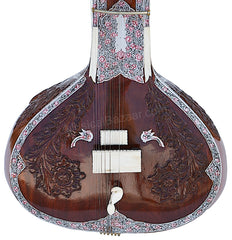 MAHARAJA MUSICALS Sitar - Ravi Shankar Style - Angur Patta Design - DE