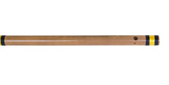 Bansuri Indian Flute, Sarfuddin, Bamboo, Scale A Natural Bass 23.5 Inches, Concert Quality, Fully Tuned, Nylon Pipe Bag Included, Hundustani Bansuri (PDI-DEA)