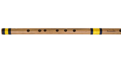 Indian Bansuri Flute, Sarfuddin, Scale C Natural Bass 35 Inches, Includes Nylon Pipe Bag, Precisely Tuned, Hindustani Bansuri - Concert Quality Bamboo Flute (PDI-DEG)
