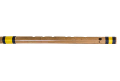 Indian Bansuri Flute, Sarfuddin, Scale C Natural Bass 35 Inches, Includes Nylon Pipe Bag, Precisely Tuned, Hindustani Bansuri - Concert Quality Bamboo Flute (PDI-DEG)