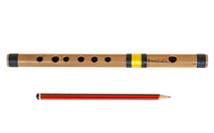 Sarfuddin Bansuri, Bamboo Flute, Scale C Sharp Small 9 Inches, Concert Quality, Includes Nylon Bag, Indian Bamboo Flute, Professional Hindustani Bansuri(SM-DFB)