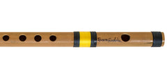 Sarfuddin Bansuri, Bamboo Flute, Scale C Sharp Small 9 Inches, Concert Quality, Includes Nylon Bag, Indian Bamboo Flute, Professional Hindustani Bansuri(SM-DFB)
