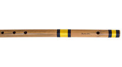 Bansuri Indian Flute, Sarfuddin, Scale D Natural Bass 33.5 Inches, Concert Quality Hindustani Bansuri, Includes Nylon Pipe Bag, Correctly Tuned, Indian Bamboo Flute (SM-DFC)