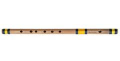 Bansuri Professional, Sarfuddin, Scale E Natural Bass 29.5 Inches, Indian Bamboo Flute, Concert Quality, Tuned, Includes Nylon Pipe Bag, Hindustani Bansuri Flute Indian (SM-DFG)