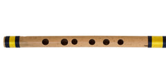 Sarfuddin Flutes, Finest Indian Bansuri, Scale E Natural Medium 16 Inches, Concert Quality, Bamboo Flute, Includes Nylon Pipe Bag, Professional Bansuri Hindustani, Correctly Tuned (SM-DFH)