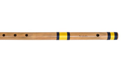 Bansuri Concert Quality, Scale C Sharp Bass 34 Inches, Sarfuddin, Finest Indian Bamboo Flute, Accurately Tuned, Nylon Pipe Bag Included, Hindustani (SM-DFJ)