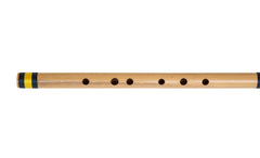 Indian Flute Bansuri, Scale F Sharp Bass 26.5 Inches, Sarfuddin, Includes Nylon Pipe Bag, Hindustani Bansuri, Concert Quality, Accurately Tuned, Bamboo Flute Indian (SM-DGA)