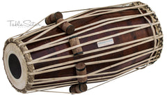 MAHARAJA MUSICALS Pakhawaj - Sheesham Wood - Rope Tuned - North Indian - EG