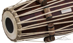 MAHARAJA MUSICALS Pakhawaj - Sheesham Wood - Rope Tuned - North Indian - EG