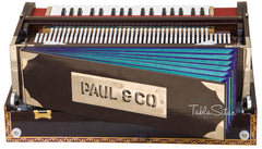 Paul & Co. Harmonium 3 Reeds 9 Scale Changer, Dark Mahogany Color - SM-FAB