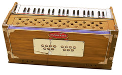 MAHARAJA MUSICALS Harmonium - A440 - Teak Wood - 9 Stopper - GF