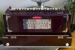 MAHARAJA MUSICALS Folding Harmonium - Rosewood - Safri - 9 Stop - AHF