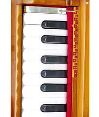 MONOJ K SARDAR (MKS) Folding Harmonium - 9 Scale Changer - Natural Color - AHB