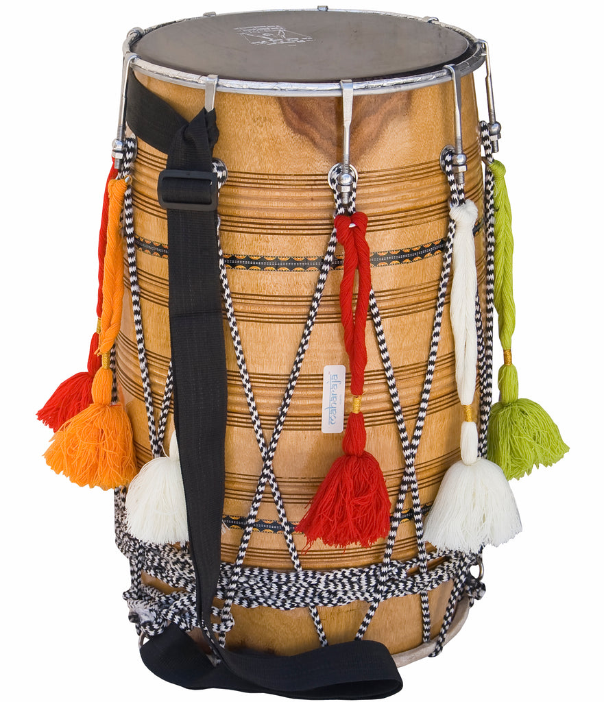 Dhool Instrument MAHARAJA MUSICALS Dhol Drum, Professional, Kachha Pakka Shesham Wood ...