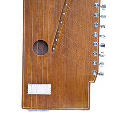 Monoj K Sardar MKS Sur Tanpura (Swarmandal+Tanpura 2 in 1) - 4 Strings - 36 Inches - Natural - Tun Wood (SM-DIC)