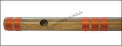 MAHARAJA MUSICALS Flutes - Bansuri E Natural Medium 16 inches - CFH