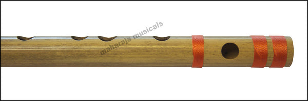 MAHARAJA MUSICALS Flutes - Bansuri E Natural Medium 16 inches - CFH ...