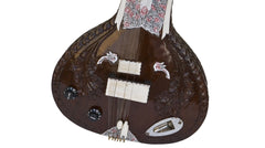 MAHARAJA MUSICALS Studio Electric Sitar - Flower Design - Indian Guitar - ACH