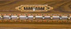 MAHARAJA MUSIALS Calcutta Folding Harmonium - 9 Scale Changer - Natural Wood Color - AGI