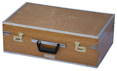 MAHARAJA MUSICALS Folding Harmonium - 9 Stop - Natural Color Safri - AHH
