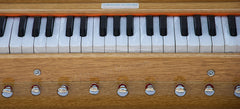 MAHARAJA MUSICALS Folding Harmonium - 9 Stop - Natural Color Safri - AHH