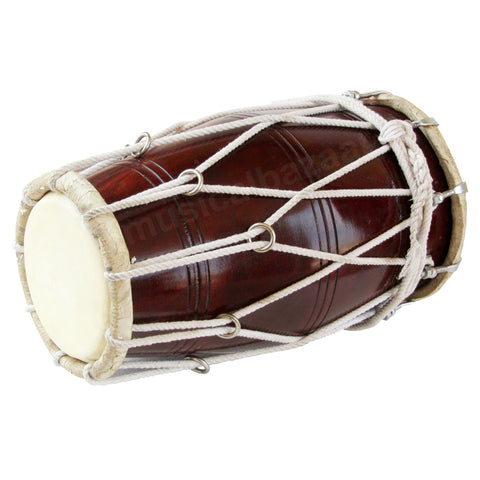 MAHARAJA MUSICALS Special Dholak - Sheesham Wood - Rope Tuned - BBC