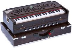 MONOJ K SARDAR (MKS) Folding Harmonium - 9 Stop - Walnut Color - BDC