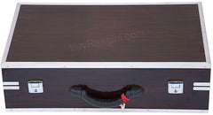 MONOJ K SARDAR (MKS) Folding Harmonium - 9 Stop - Walnut Color - BDC