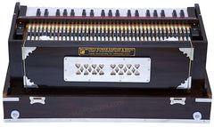 MONOJ K SARDAR (MKS) Folding Harmonium - 9 Stop - Walnut Color - BDC