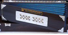 MONOJ K SARDAR (MKS) Folding Harmonium - 9 Stop - Walnut Color - BDC