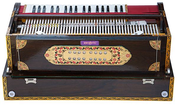 MAHARAJA MUSICALS Premium Calcutta Folding Harmonium - 13 Scale Change ...