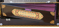 MAHARAJA MUSICALS Premium Calcutta Folding Harmonium - 13 Scale Changer - 4 Reeds -Teak Wood - BDF