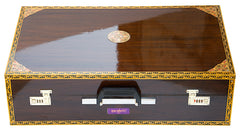 MAHARAJA MUSICALS Premium Calcutta Folding Harmonium - 13 Scale Changer - 4 Reeds -Teak Wood - BDF