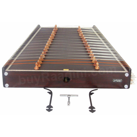PALOMA Indian Santoor/Santur Professional - Solid Wood - 31 Notes - 93 Strings (SM-BJG)