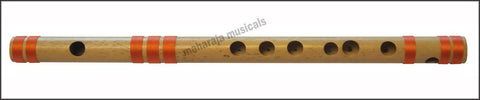 MAHARAJA MUSICALS Flutes - Bansuri A Natural Medium 11 inches - CEB