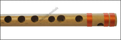 MAHARAJA MUSICALS Flutes - Bansuri A Natural Medium 11 inches - CEB