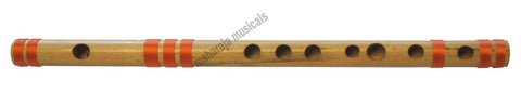 MAHARAJA MUSICALS Flutes - Bansuri B Natural Medium 10 inches - CEF