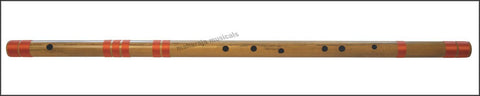 MAHARAJA MUSICALS Flutes - Bansuri C Natural Base 35 inches - CEG